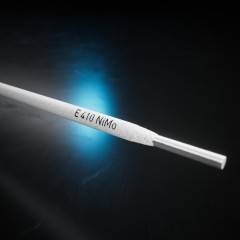 E 410 NiMo welding electrode against thermal shock